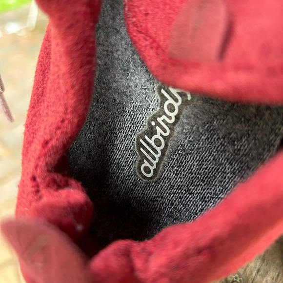 Allbirds Red Wool shoes Sz 8 - Picture 6 of 6